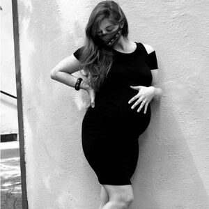 Motherhood Maternity Little Black Dress